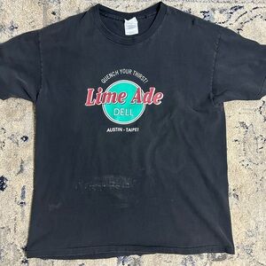 Vintage Black Graphic T-Shirt - Distressed